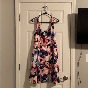White floral dress